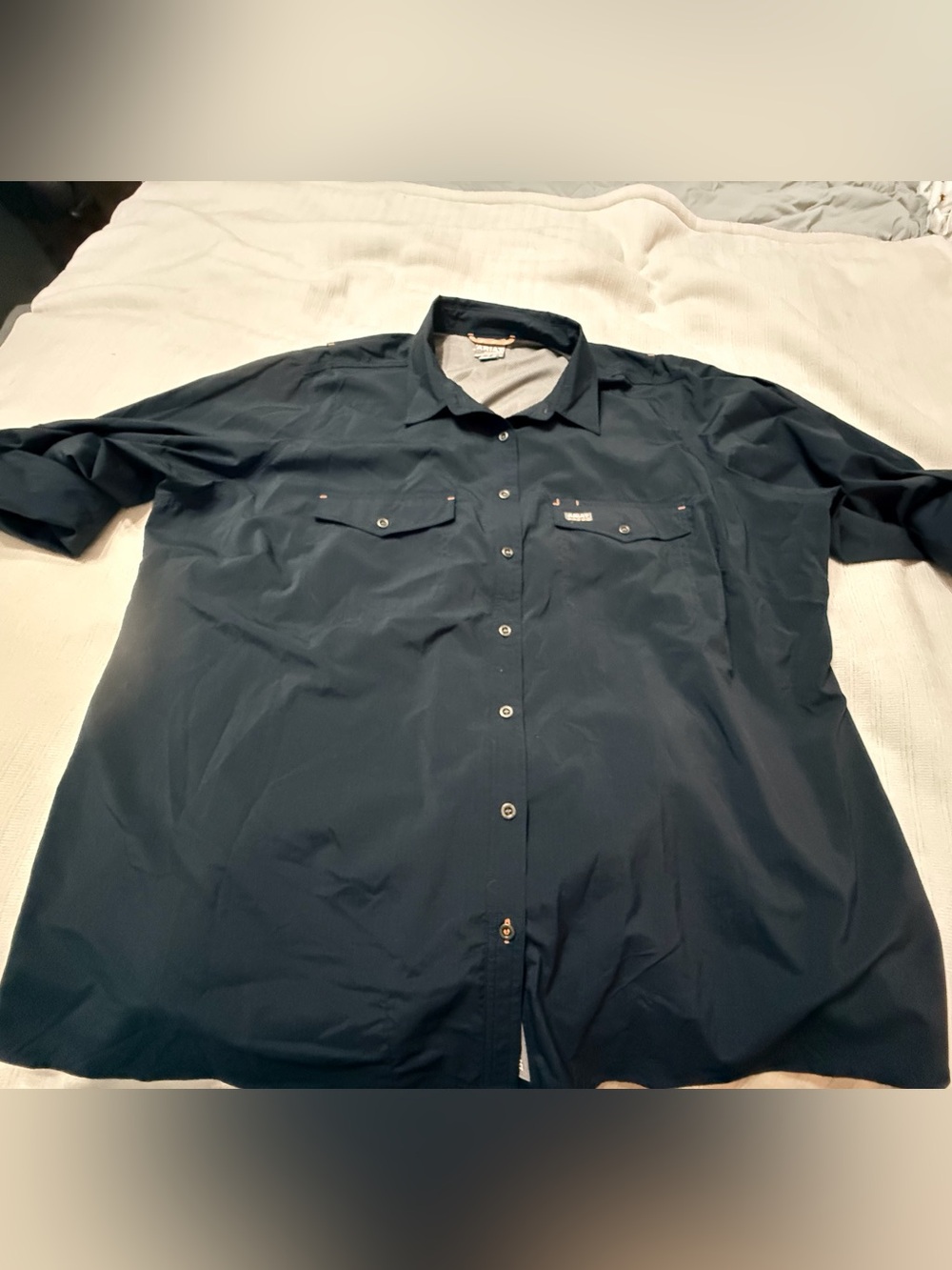 Ariat women’s Dark Blue Short-Sleeve Button-Down Shirt